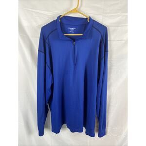 Tommy Armour Shirt Womens XL Long Sleeve Blue 1/4 Zip Dri Logic Pullover